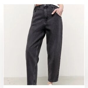 AMERICAN VINTAGE Le Droit Women’s Jeans in Color Black Salt and Pepper